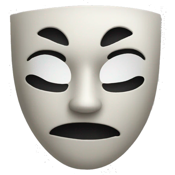 mask happy sad emoji