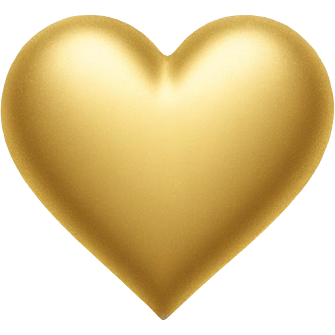 gold heart emoji