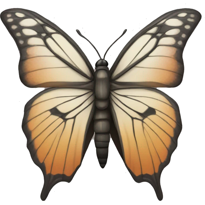 Mariposa azúl  emoji
