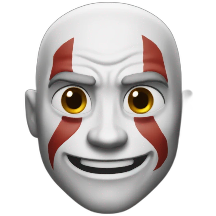 Kratos sonriendo emoji