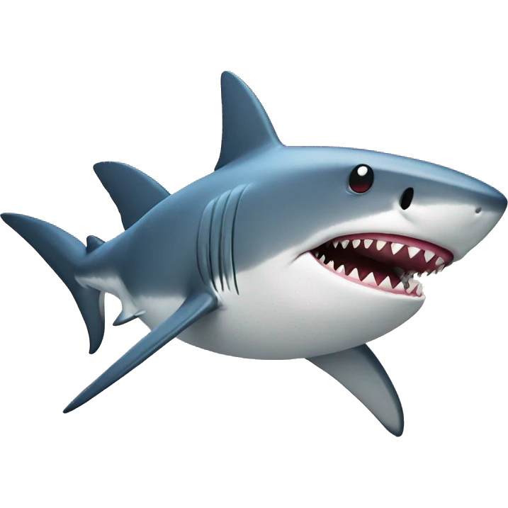 Shark with lgbt colors  emoji