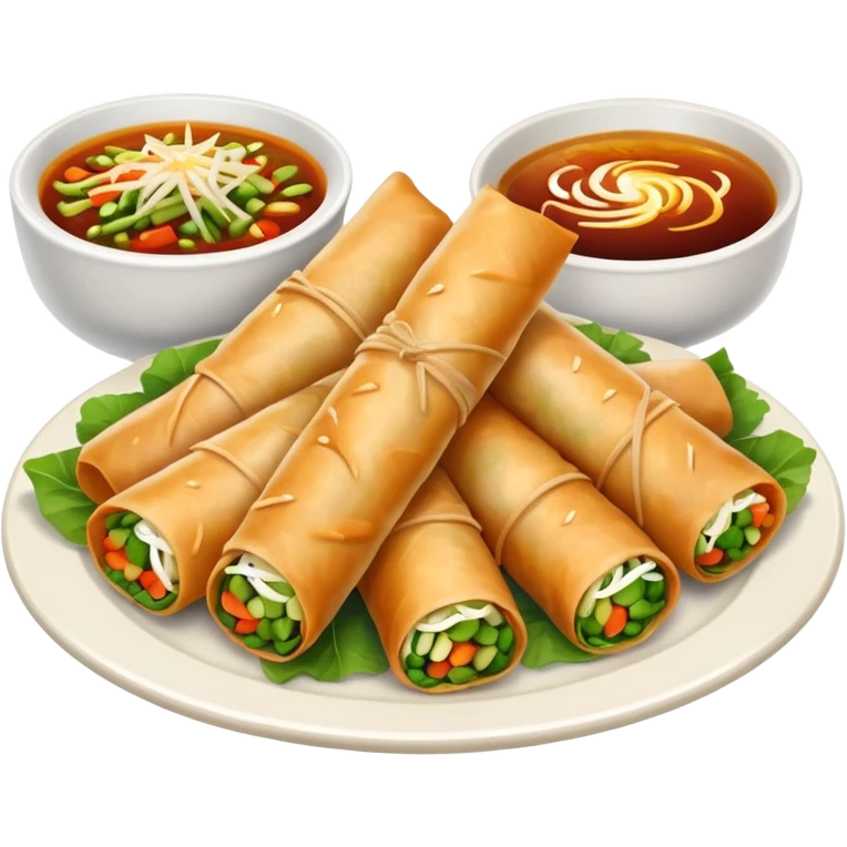 Asian spring rolls emoji