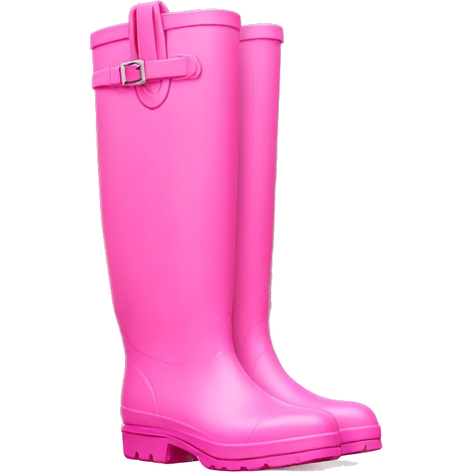 pink rain boots  emoji