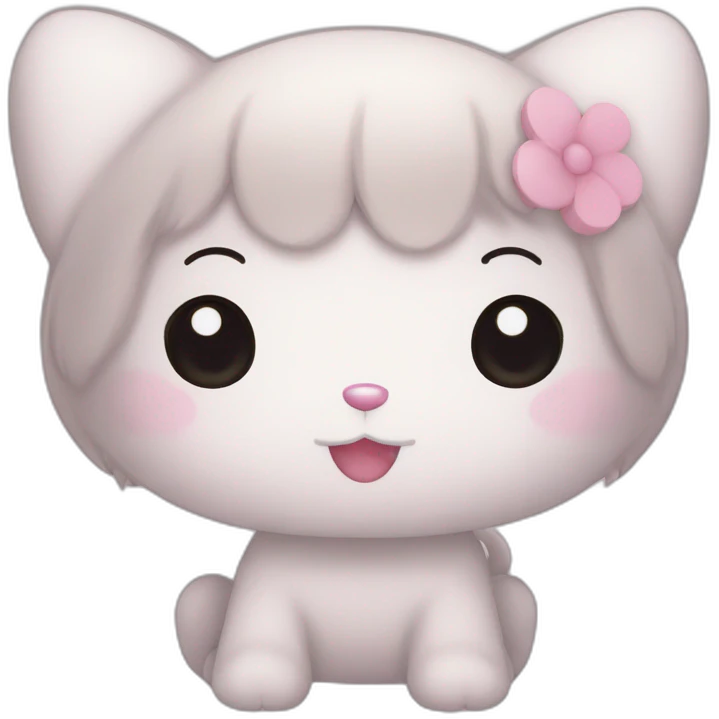 Kuromi Sanrio emoji