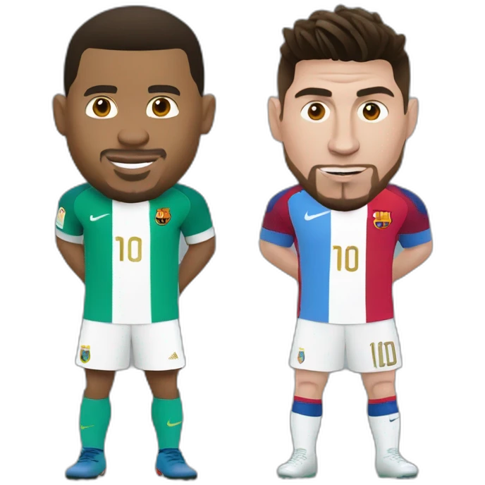 Ronaldo va Messi emoji