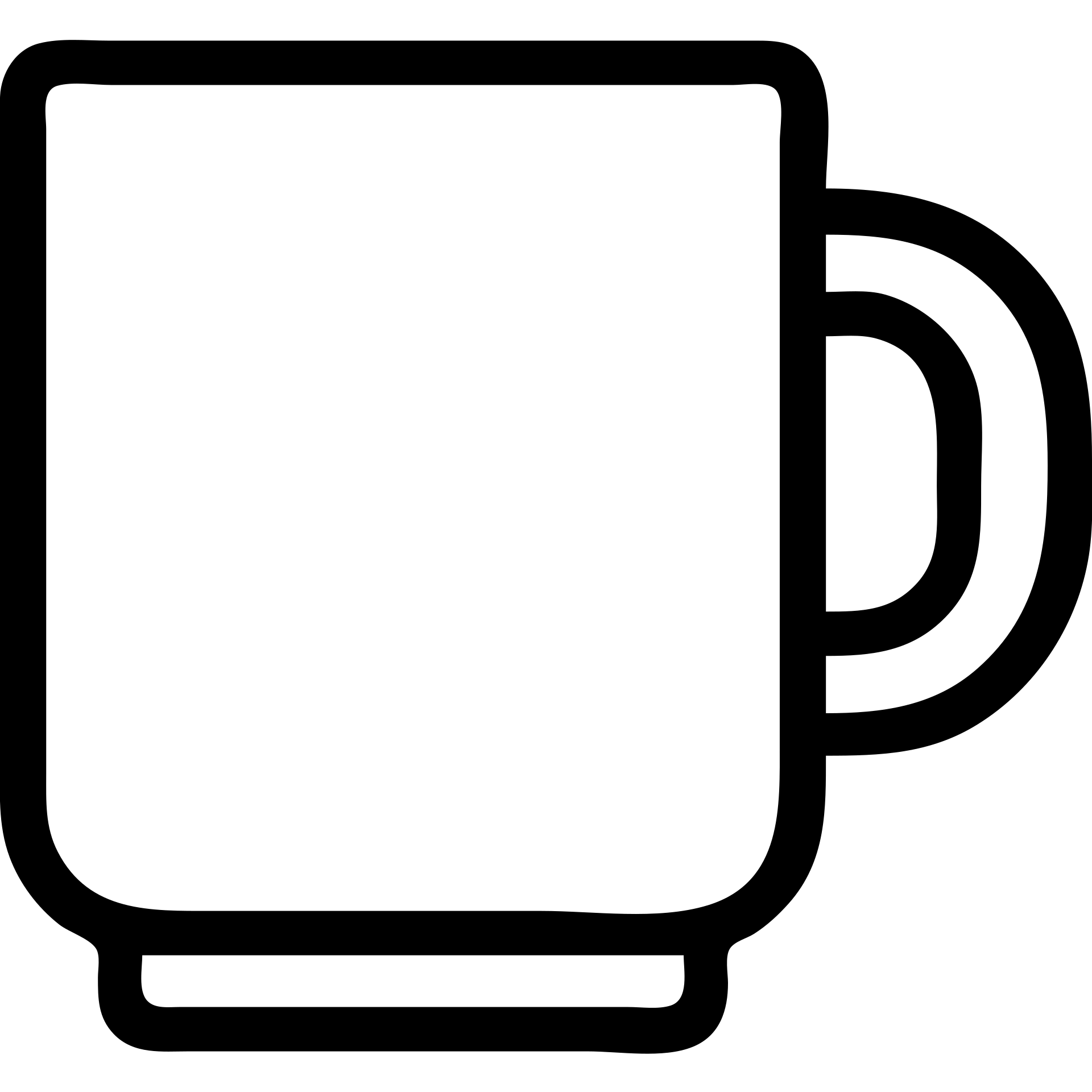 bold outline cafe icon with coffee mug focus emoji
