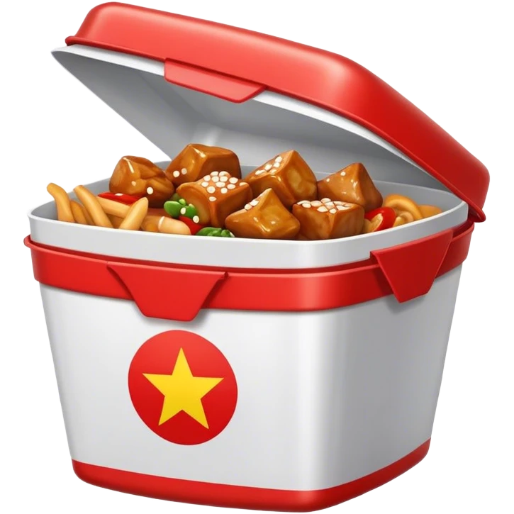 Chinese food take out emoji