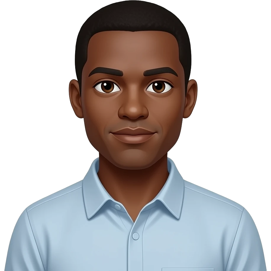 brownskin man standing emoji