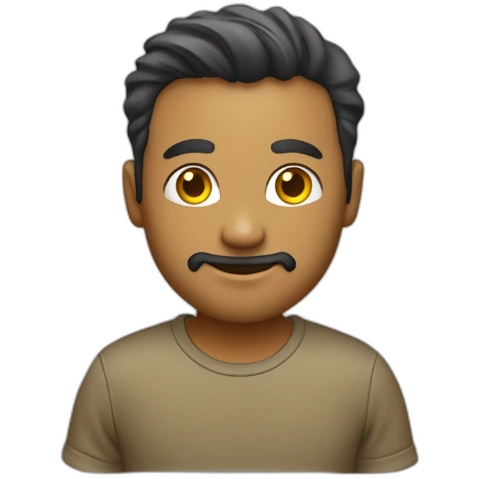 entrepeneur with tshirt emoji