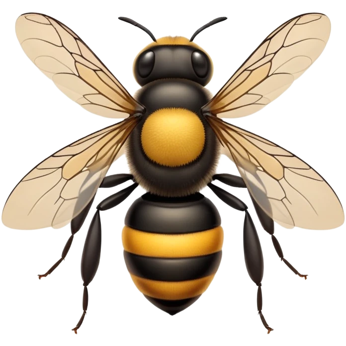bee with a head of a black person  emoji