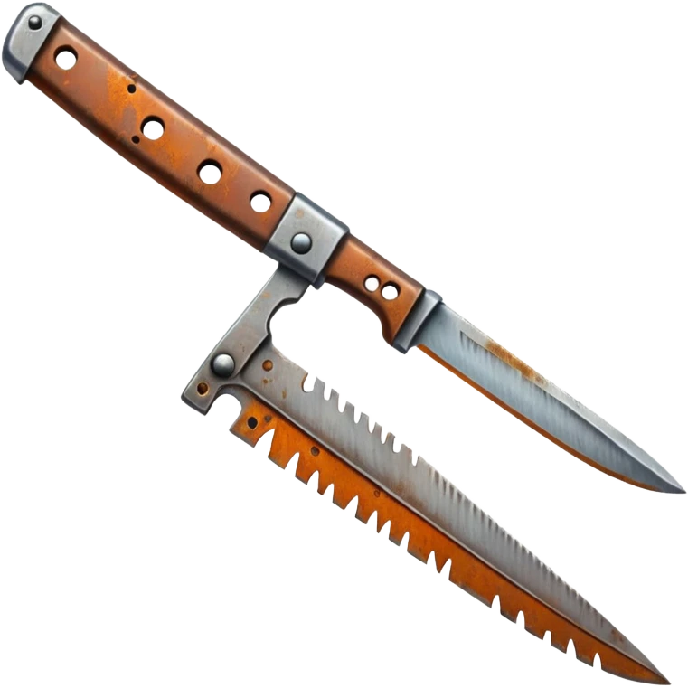 Rusty knife emoji