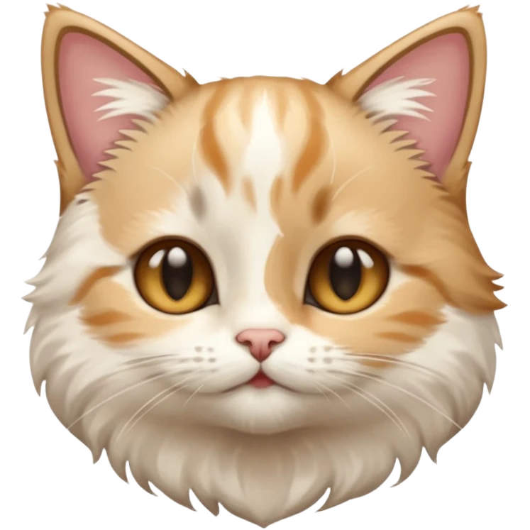 langue humaine qui touche la tête d'un petit chat emoji