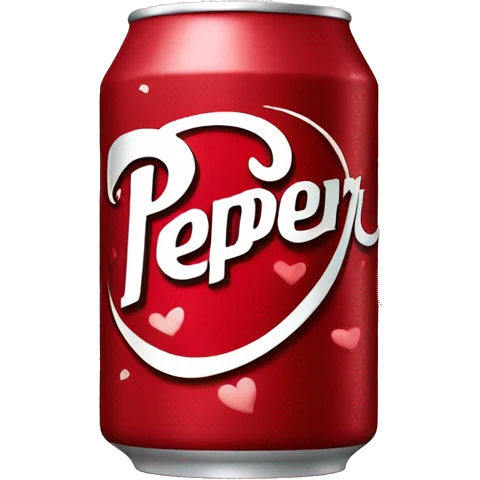 Drpepper with hearts emoji