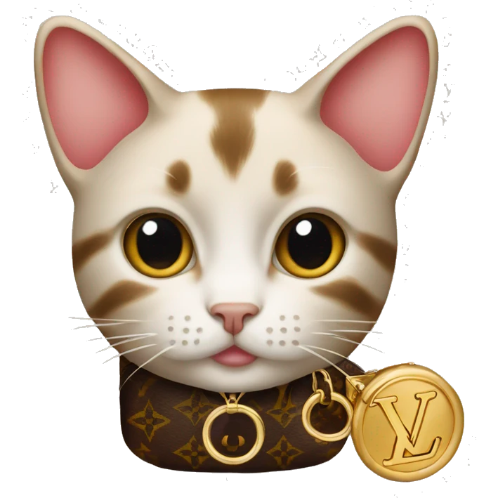 Louis Vuitton Cat emoji