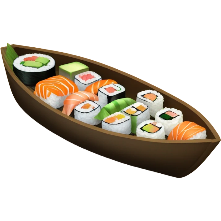 sushi boat emoji