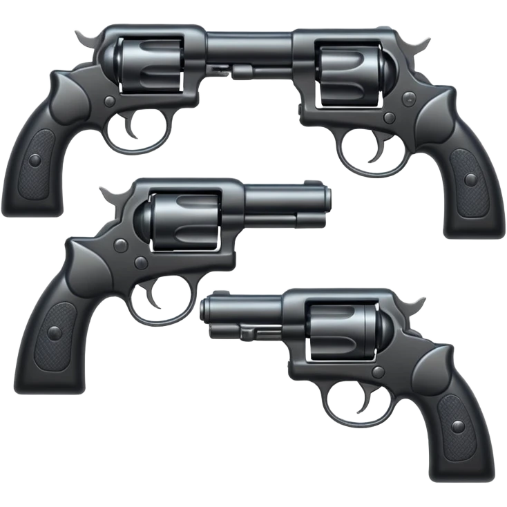 4 guns emoji