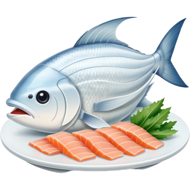 White fish Sashimi emoji