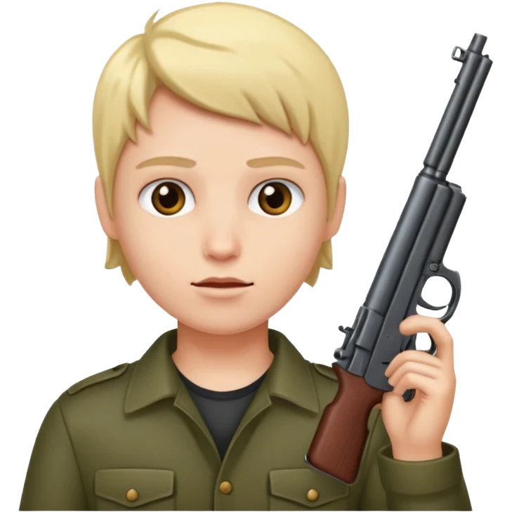A person with a gun to their head emoji