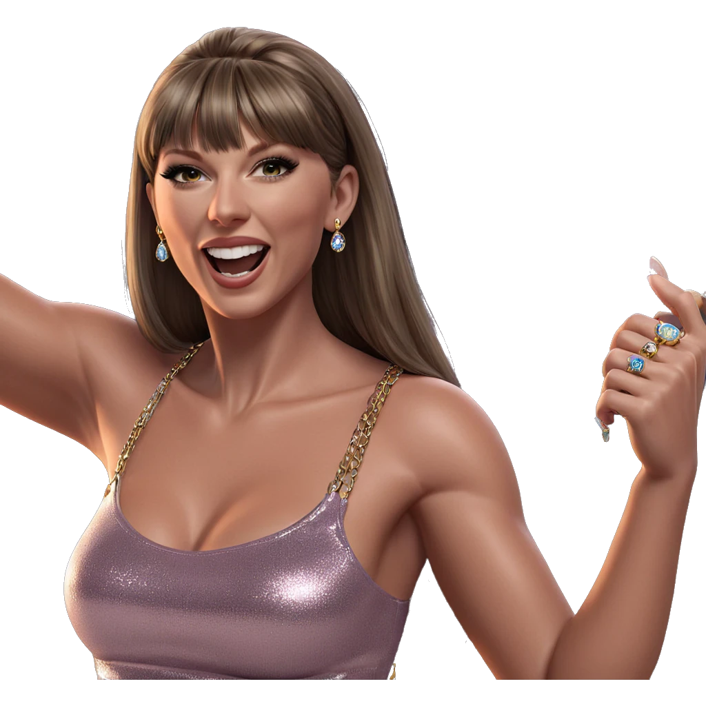 realistic girl with jewelry emoji