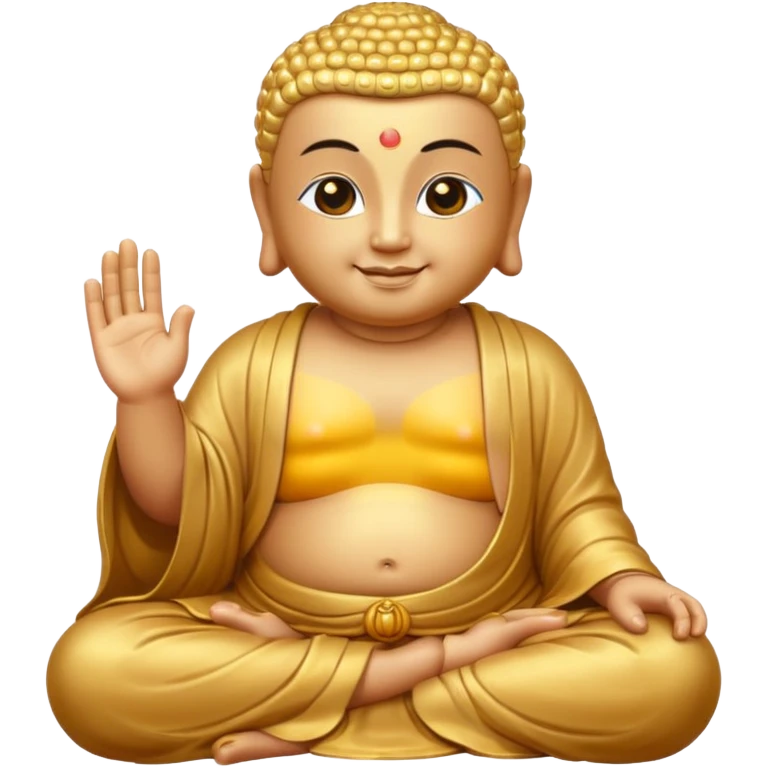 Cartoon Buddha emoji