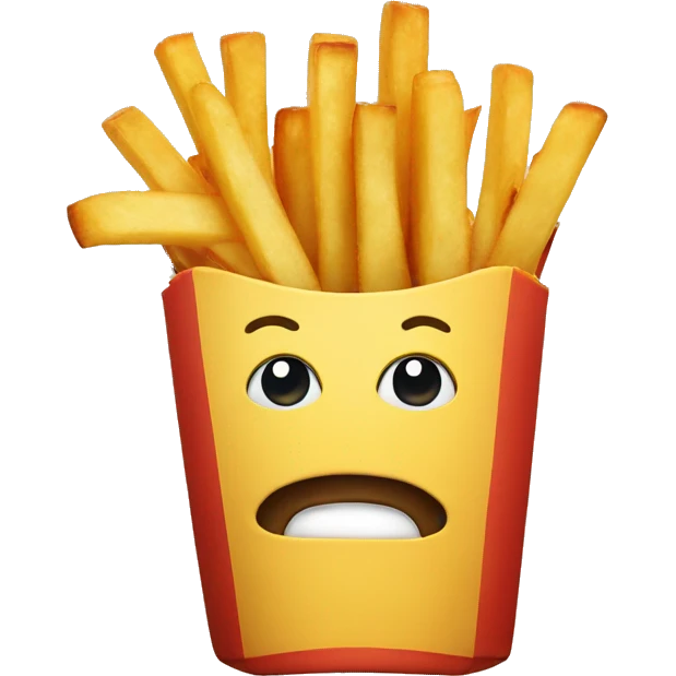 fries face emoji