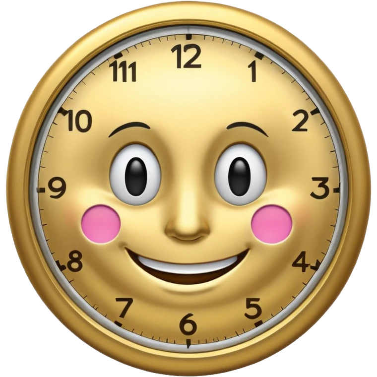 Clock it smile emoji