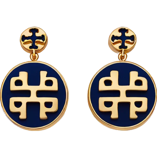 Tory Burch earrings emoji