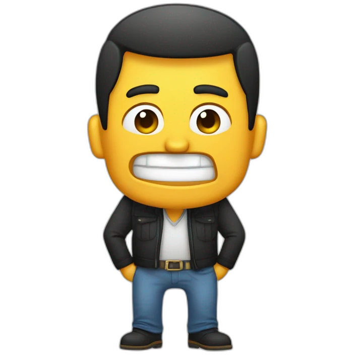 hombre rico riendo brazos abiertos mucho dinero emoji