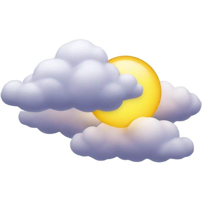 3 lights above a cloud emoji