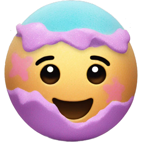 Bath bomb emoji