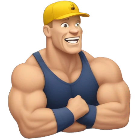 John Cena on a roof  emoji