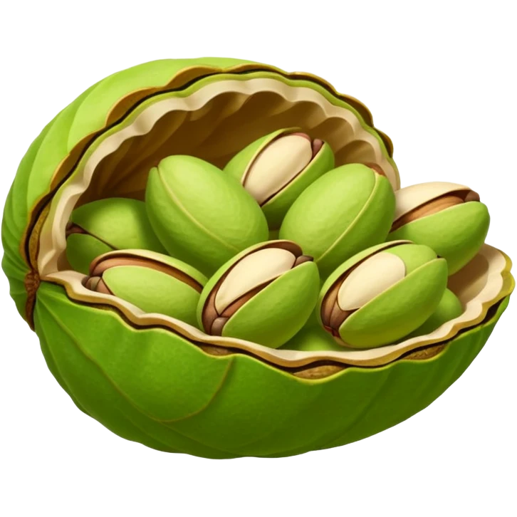 raw pistachio emoji