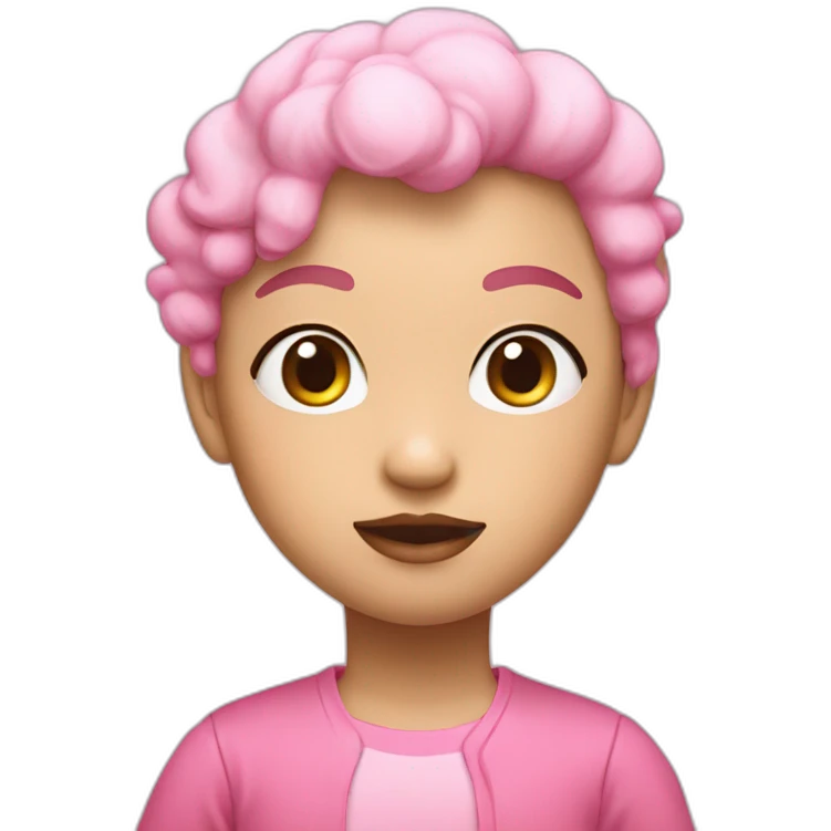 Chi chai monchan pink monki emoji