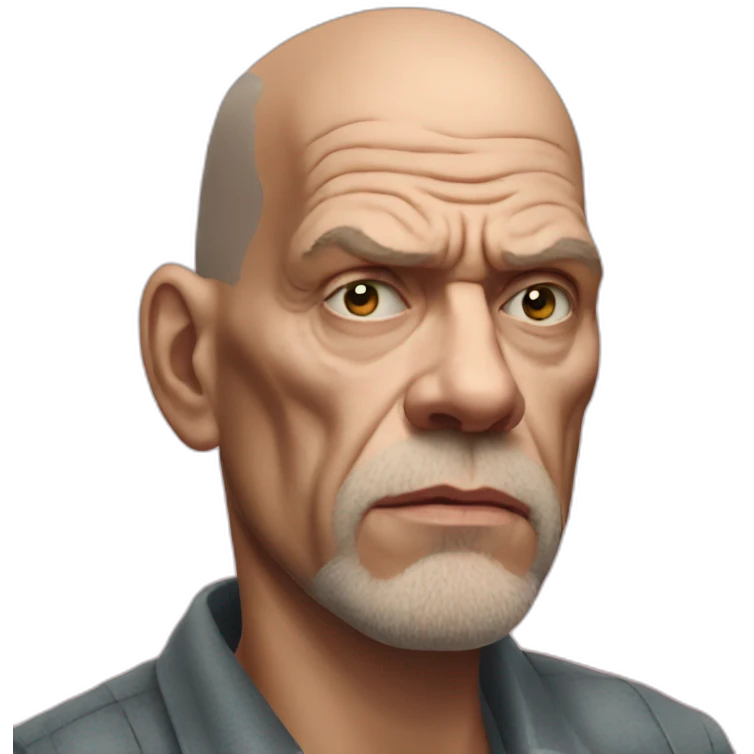 john malkovich serious emoji