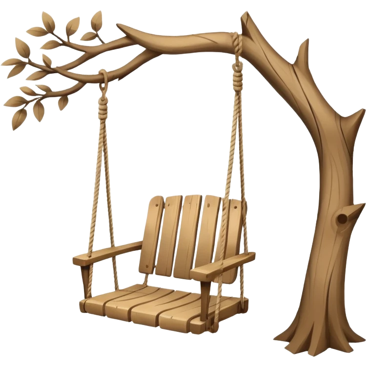 Swing on a tree emoji
