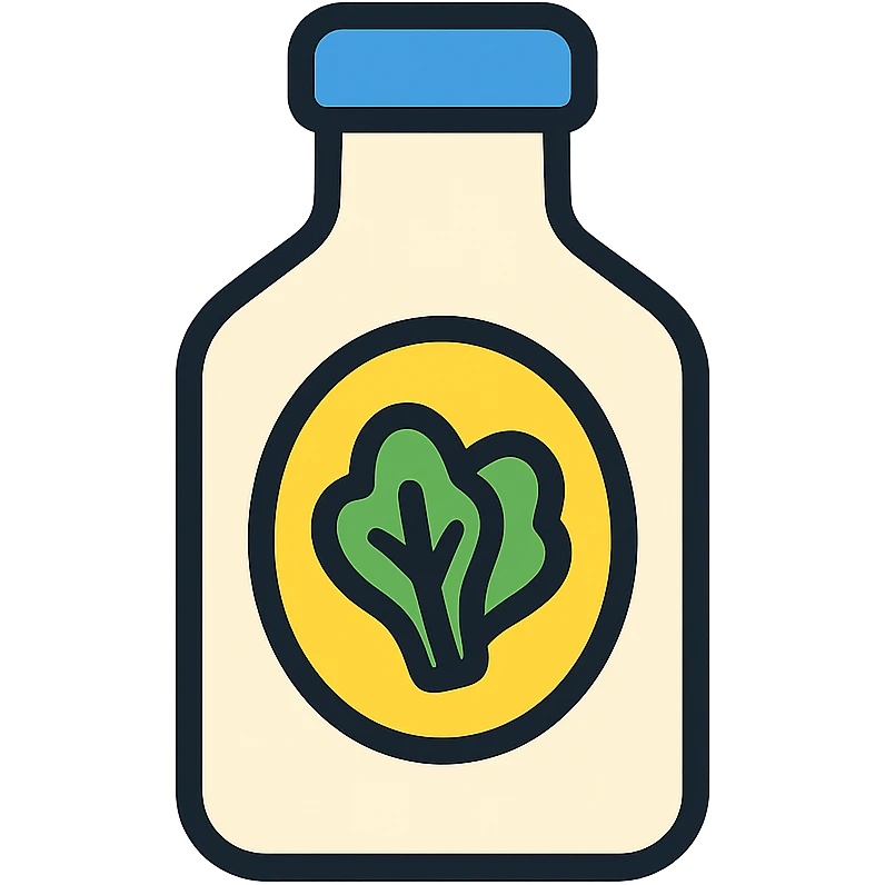 salad dressing bottle emoji