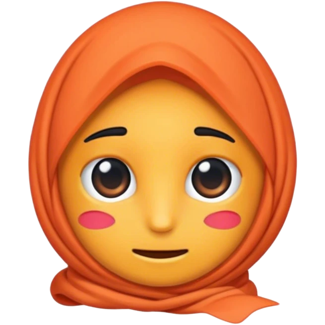 دختر با حجاب emoji