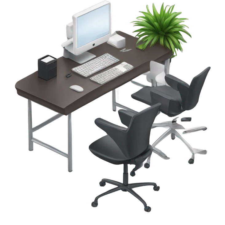 Office workstation emoji