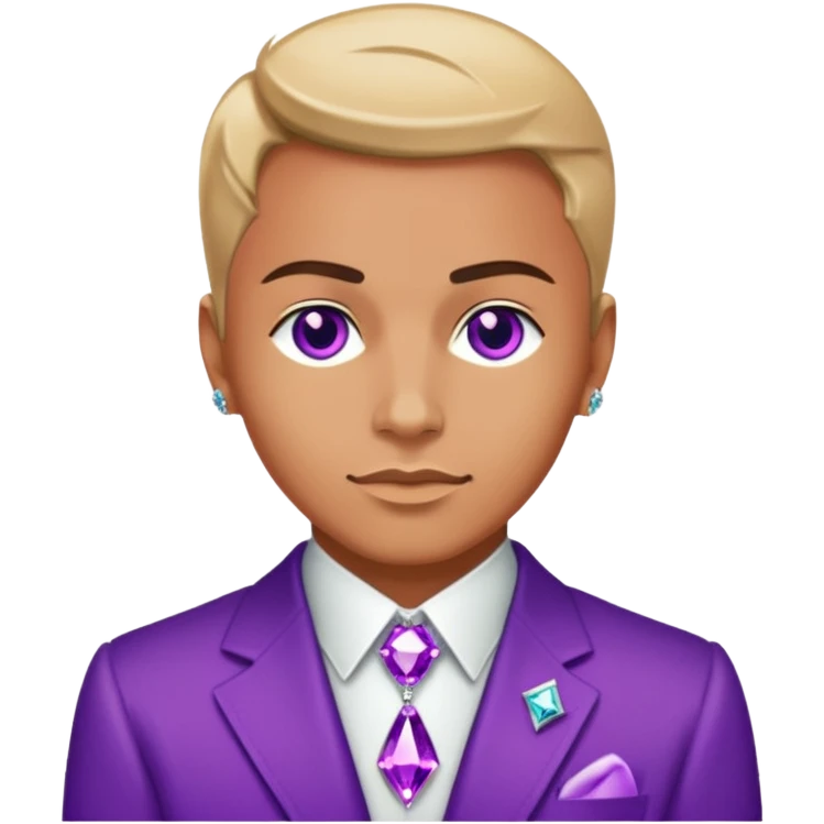 Shine Purple Diamond Rolex flex emoji