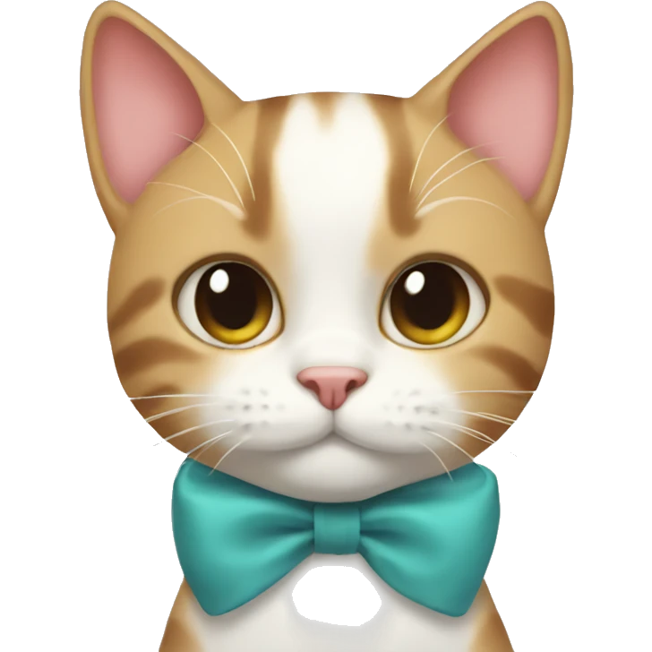 Cat with bow  emoji