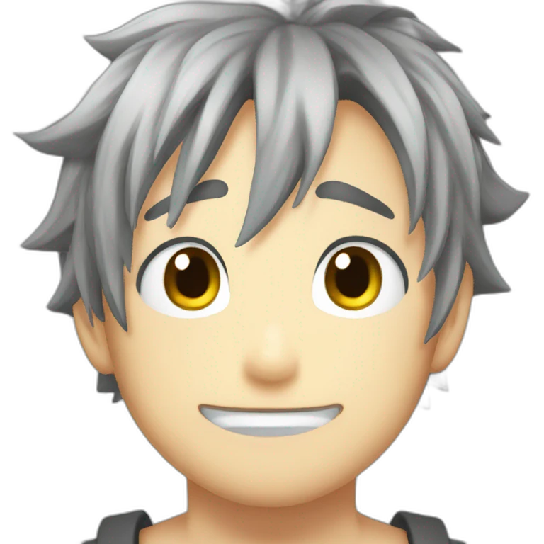 Natsu embrasse Grey emoji