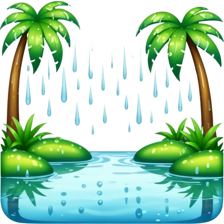 Wet scenery  emoji