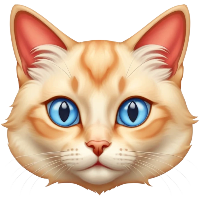 flame point siamese cat face emoji