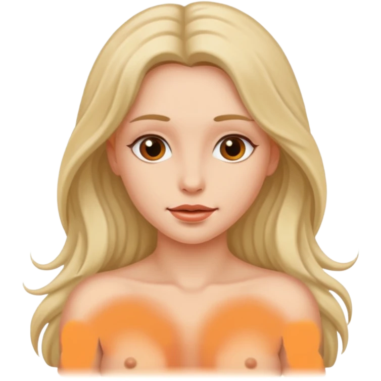 Голая девушка emoji