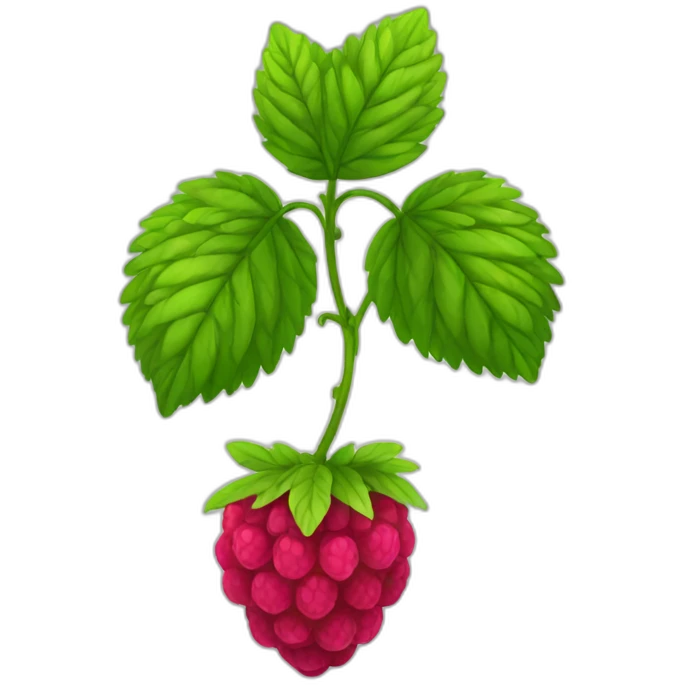 raspberry bush emoji