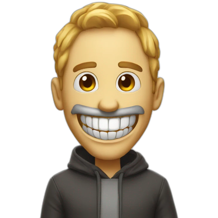 Mort de rire emoji