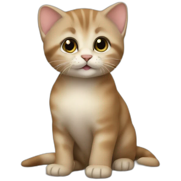 Chaton sur loutre emoji