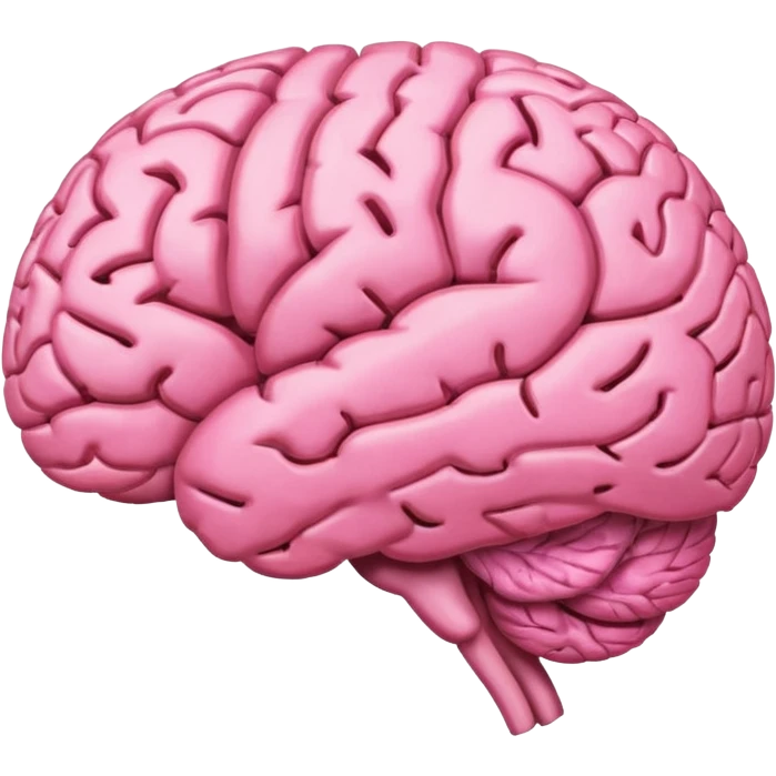 pink brain with' mindset' emoji