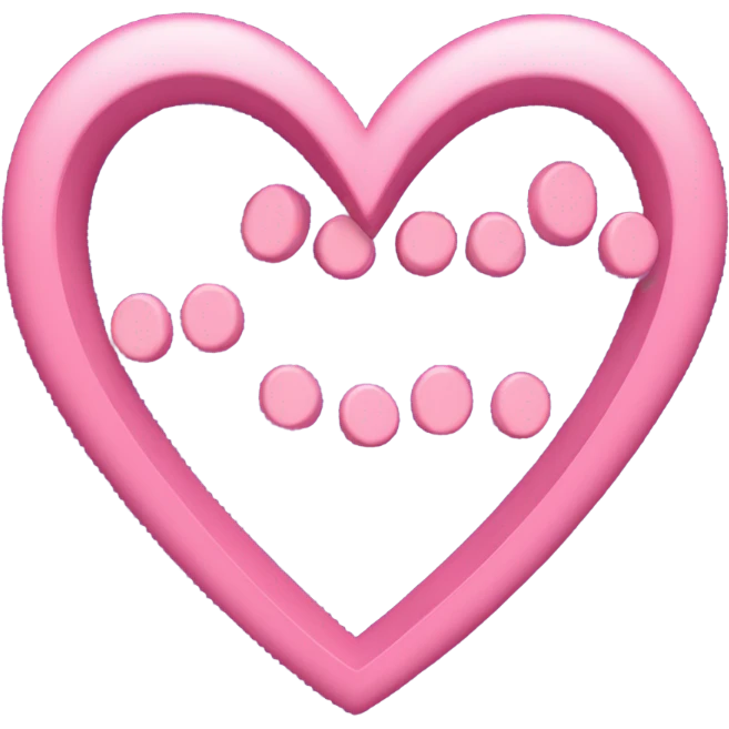 megafono en color rosa con el sonido  en forma de corazones emoji