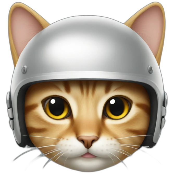 cat with helmet emoji